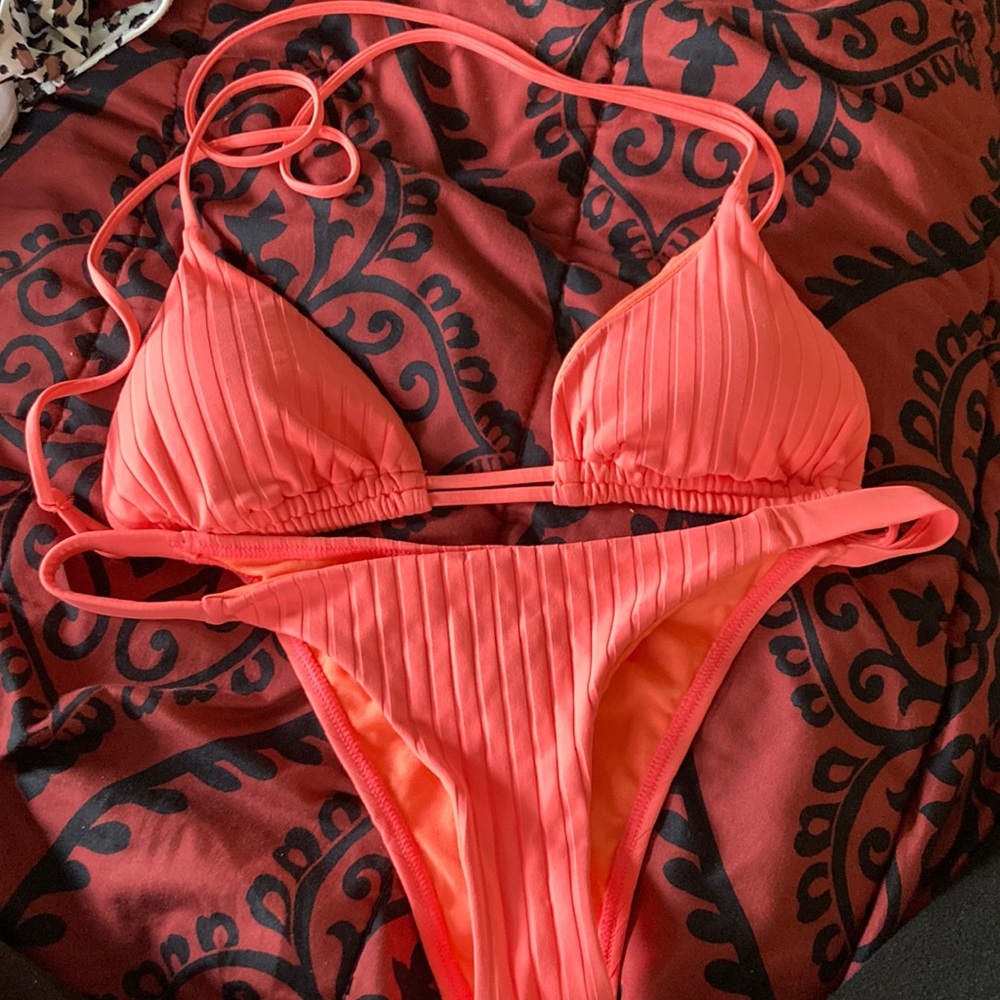 Orange bikini set